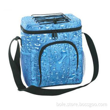 Lunch Cooler Bag with Nylon Zipper, Suitable for Beer Cooling, Made of Polyester and Aluminum Foil